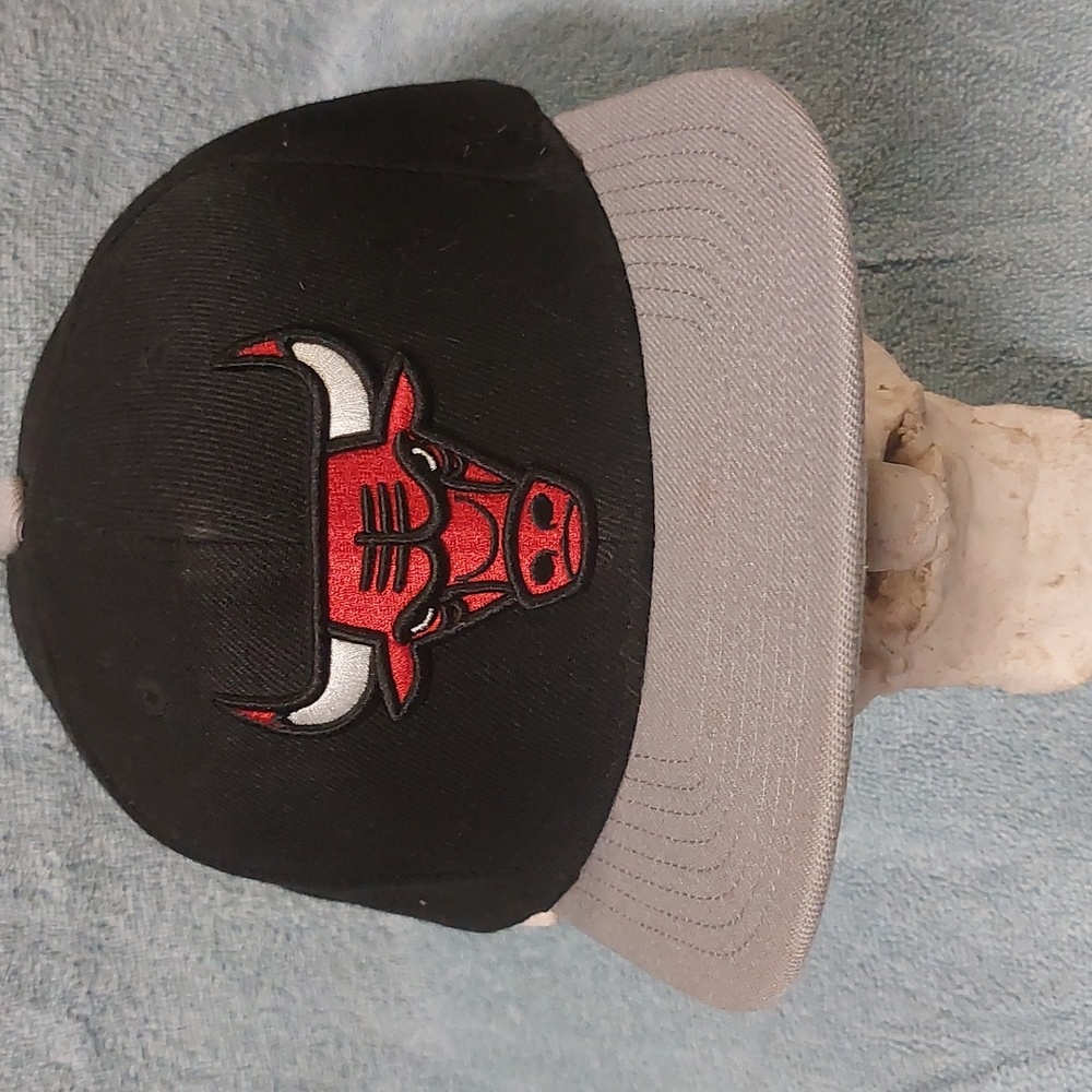 Chicago Bulls Black/Grey Snapback Cap